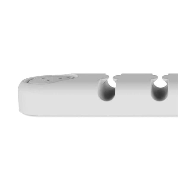 Self-adhesive Cable Holder / Cable Organizer with 6 Slots White