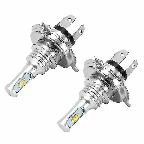2 X H4 9003 Hb2 6000k Super Hvid Csp Led Forlygtepære Sæt 2025 walkbee