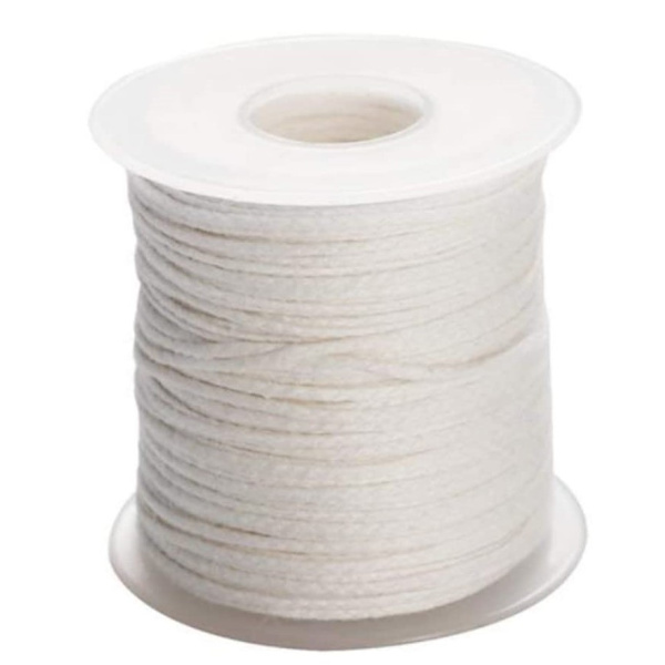 Candle wick cotton 1 roll 61 m White