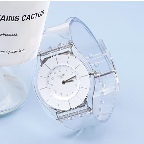 PVC ersättningsrem för Swatch Transparent 17 mm