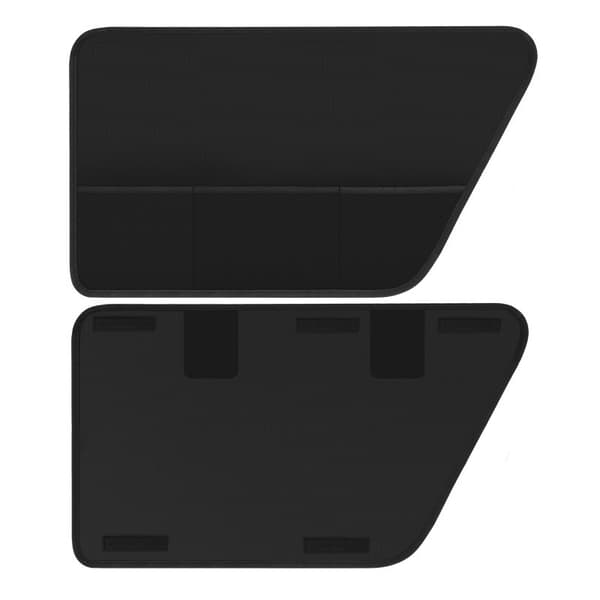 Oxford Fabric Car Door Protector Pet Mat - Anti-Scratch, Dirt-Resistant, with Storage Pockets (2-Pack)