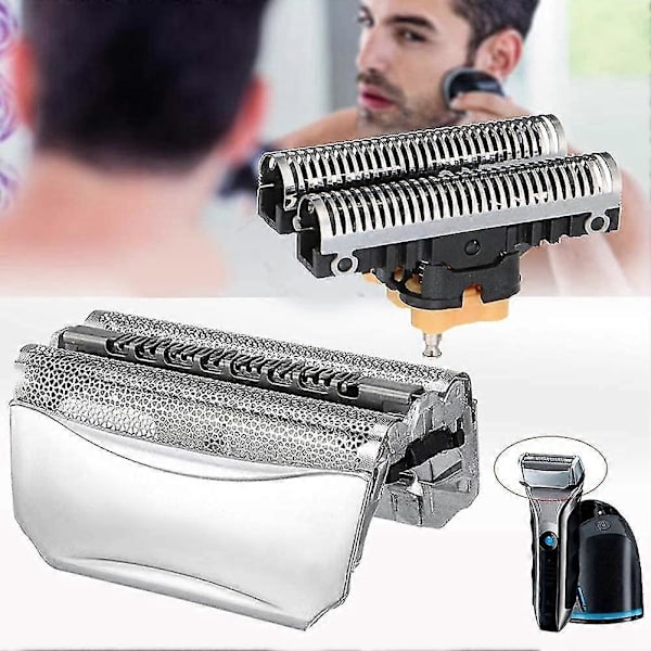 51s - Udskiftningshoved til Braun Series 5 51s Razor, Sølv