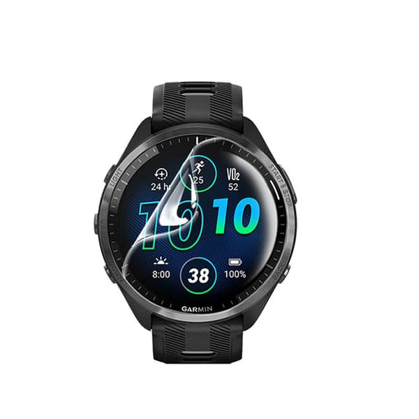 TPU Hydrogel Skärmskydd Kompatibelt med Garmin Forerunner 965 - Semi-Adsorptionspositionering (2-pack)