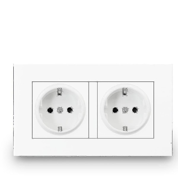 16a USB-uttag - Dubbel Ram Vägguttag