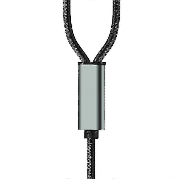 Audioadapterkabel Telefon til RCA Lotus Kabel Høytaler Audioforsterker Kobling Lydkabel for Apple iPhone Lightning-ZZY