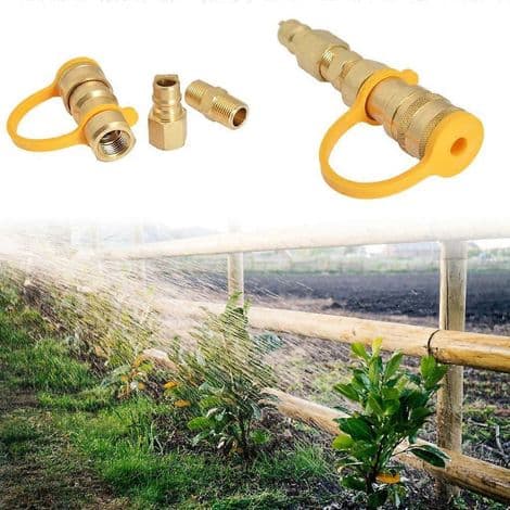 3/8 tommer messing lynkobling til naturgas og propan