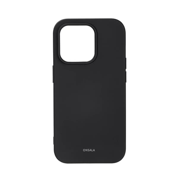 Mobilcover Silikone Sort - iPhone 14 Pro