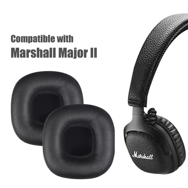 Ear cushions for Marshall Major II Black 1 pair