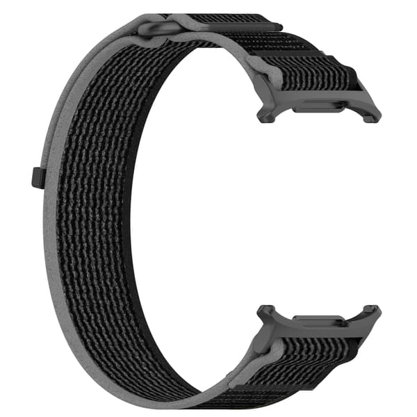 Armbånd til Samsung Watch Ultra 47mm Trail nylonrem Sort
