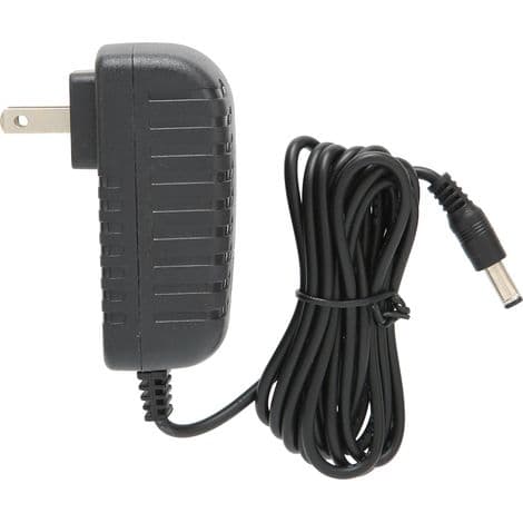 12V 1A AC-adapter med overbelastnings- og interferensbeskyttelse, 100-240V, amerikansk standardplugg.