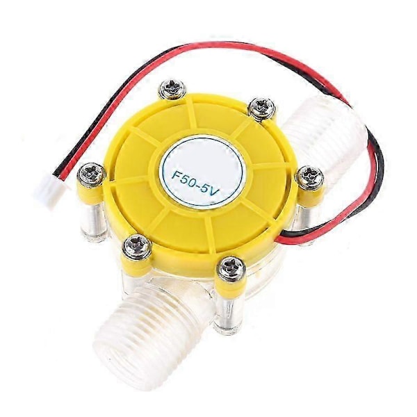 Högkvalitativ DC 5V/12V/80V 10W Vattenflödespump Mini Turbin Flödesomvandling Hydro Generator F1FC