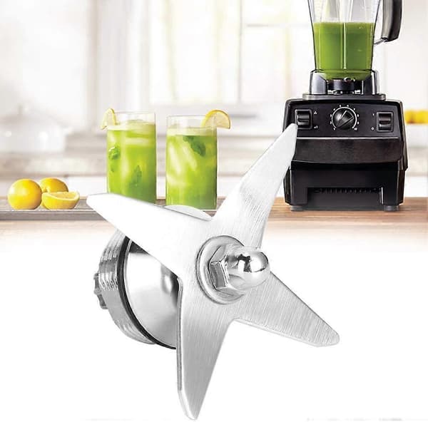 Blenderkniv, 4-bladet blenderkniv i rustfritt stål, erstatningstilbehør for Vitamix 1195