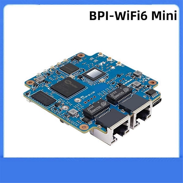 Banana Pi WiFi6 Mini -reitittimen kehityskortti TR6560+TR5220 WiFi langaton siru 3Gbps tukee M.2 -liitäntää