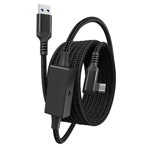 Til Meta Quest 3/PICO 4 VR Datakabel 5m USB til Type-C PC Link Streaming Hurtig Opladningsledning