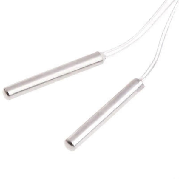WSND 2x 2m PT1000 Probe 4mm*30mm RTD Platinmodstandssensor 2 Ledninger Termoelement