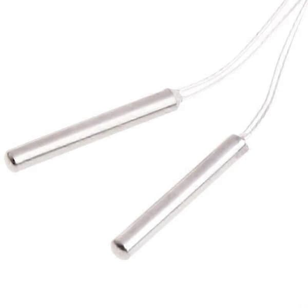 WSND 2x 2m PT1000 Probe 4mm*30mm RTD Platinmotstandssensor 2 Ledninger Termoelement