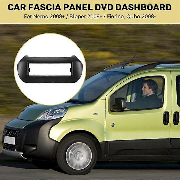 Bil Fascia Panel DVD Stereo CD Panel Dashbord for Bipper Fiorino 2008+