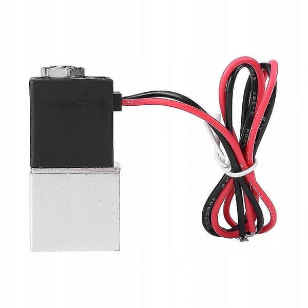 12V Magnetventil 1/8\" 2-veis Normalt Lukket Pneumatisk Magnetventil Elektrisk Ventil
