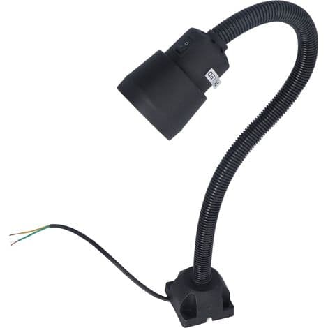 5W 360° roterende fleksibel LED-lampe til CNC-fræsemaskine, 24V/36V universel værkstedsbelysning