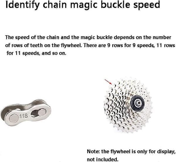 8 Par Cykel Missing Link 11 Speed Kæde Sølv Stål Cykelkæde Led Genanvendelig Connector(Y11-8)