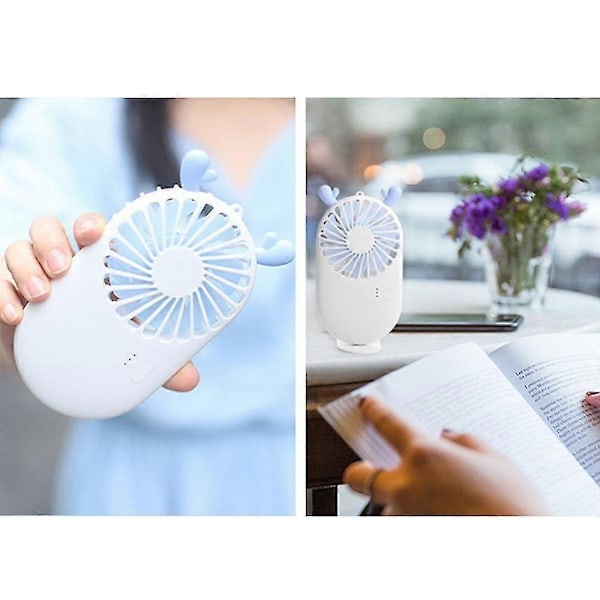 Håndholdt USB Genopladelig Ventilator Bærbar