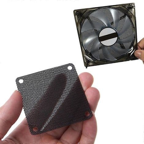 Tiheä PVC-pölysuodatin PC-tuulettimille - 5 kappaleen pakkaus