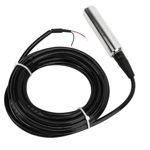 Niveau transmitter, Niveau transmitter 4‑20mA Væskevand sensor sonde detekterer controller flydekontakt 24VDC(0-2m)