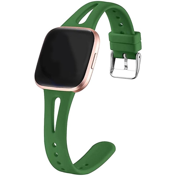 Vattentätt watch smart klocka watch silikonersättning för Fitbit Versa2/versa Lite/versa grön Large Fruit Green
