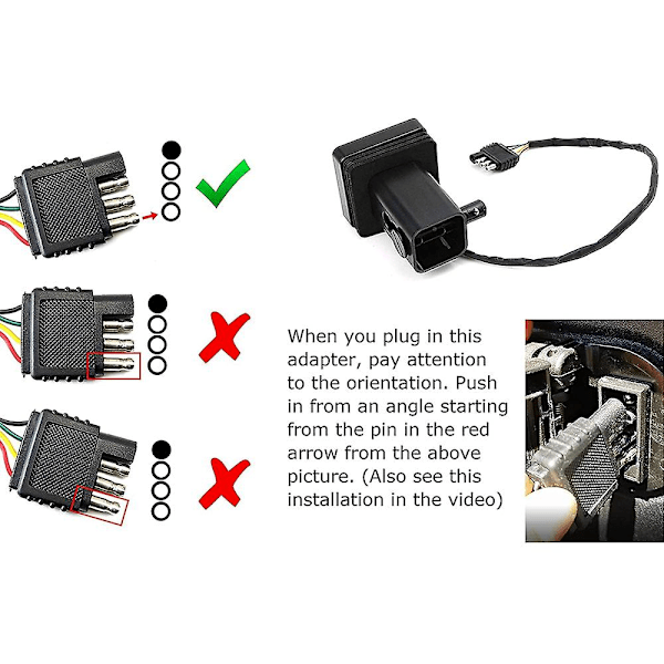 Rød 15 LED 2\" Tilhenger Truck Hitch Tow Haul Receiver Deksel Bremslys med Pin 12V