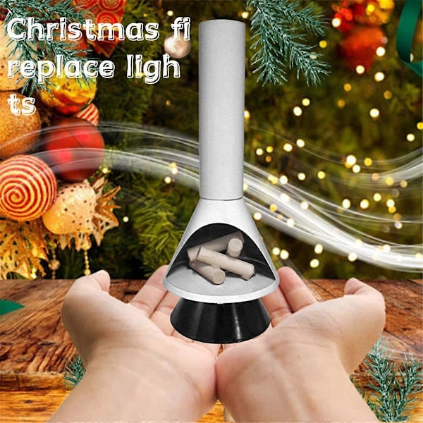 Jul Eldstad Lyktor Dekorativa Flameffekt LED Eldlampa Batteridriven Portabel Eldstad Inomhus Utomhus B