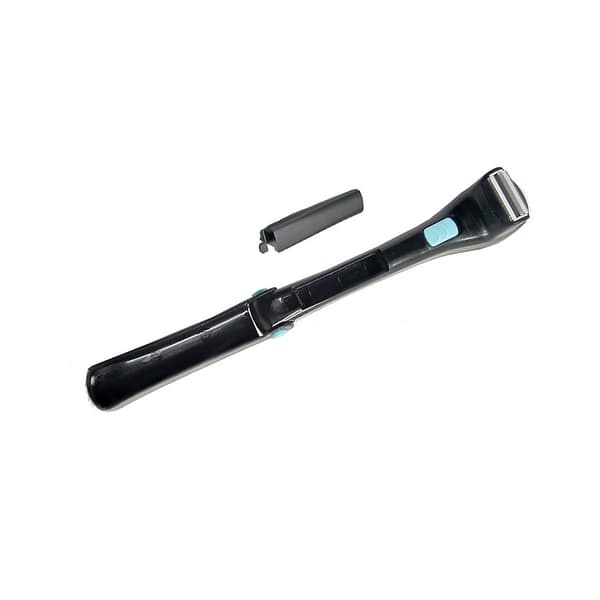 Elektrisk Rygbarbermaskine Professionel Razor Gør-Det-Selv Pleje Design til Ryghårsfjernelse (Sort)