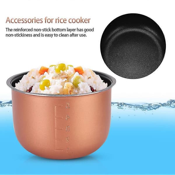 Non-stick grydeforing, erstatning til 1,5L 1,6L riskoger tilbehør