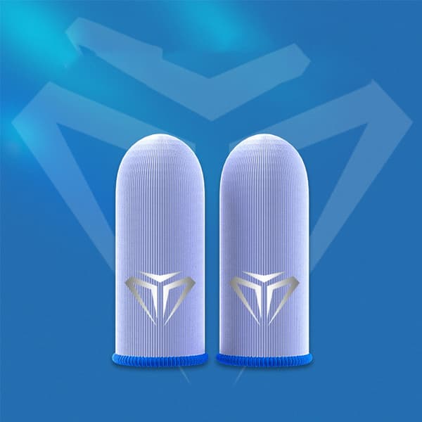 SZ-S02 Sølvfiber Gaming Fingerærmer (Sort)