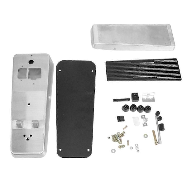 Gitarr Effekter Pedal Hölje Fotkontroll Enkel Aluminiumlåda för Band DJ Gitarrälskare GEP-2 GEP2 jn