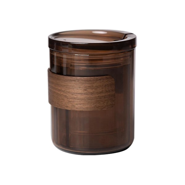 Bärbart 3-i-1 Kaffekanneset för Hällkaffe, Bärbar Filter Filterkopp Filter Rese Kaffe Hällkopp, brun-transparent