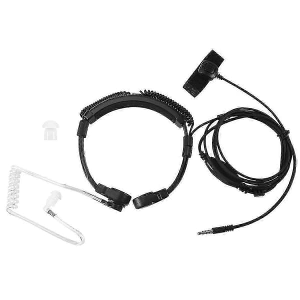 Halsmikrofon Headset med Finger PTT for Android Smartphones