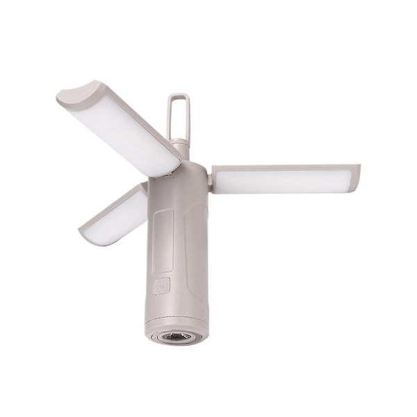 Bärbar Campinglampa Vikbar Lampa USB Uppladdningsbar Steglös Dimning Hängande Lykta För Utomhus Nödsituationer Vandring Tält