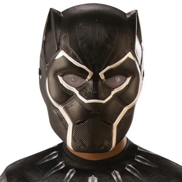 Marvel Avengers Barn/Kids Black Panther Halvmask