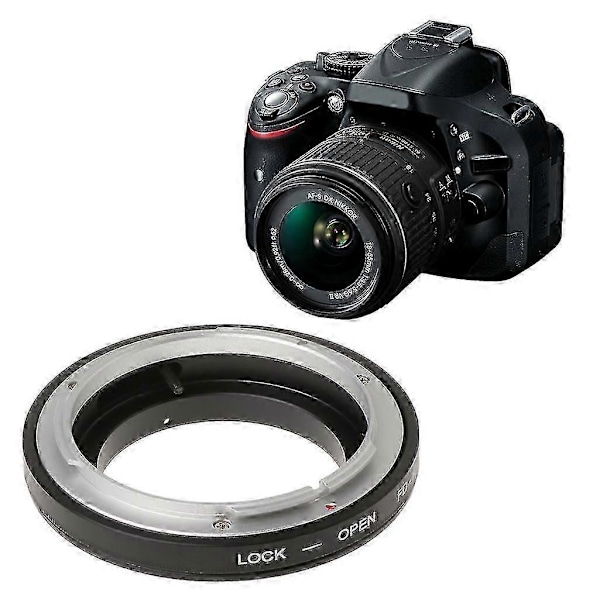 Fd-ai Mount Adapter Ring För Canon Fd Objektiv Till Nikon F D7100/ D600/ D3200/ D800