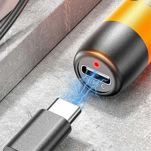 Elektrisk skruvmejselset Precision Power Tool Kit Laddningsbart Trådlöst Mini Små Bits För Mobil Cell Dator Orange