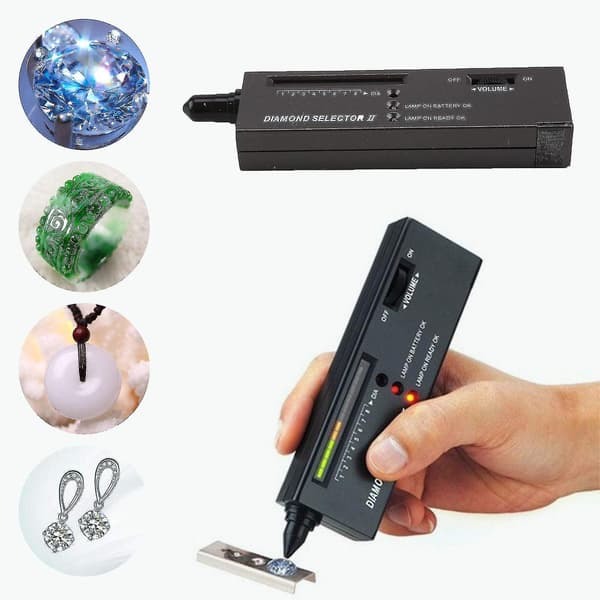 Diamond Selector II Guldtestkit med Ædelstens Pen, Bærbar Elektronisk Diamanttester med LED