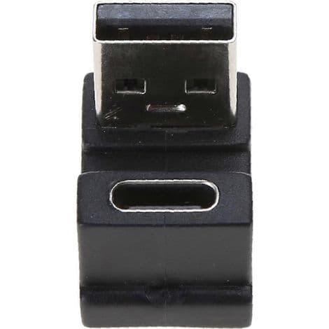 90 asteen USB 3.0 uros-naaras Type-C-adapteri, oikea kulma, USB C -jatko