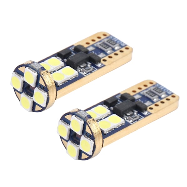 T10 168 LED-billampa - Safego 4-pack 194 W5W 12-SMD 3030-chipset LED-lampor Canbus för bilens inre kupé, kart-, dörr-, artighets- och registreringsskyltsbelysning Vit CB