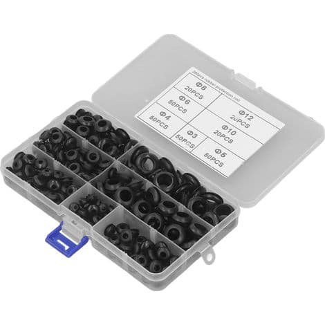 Sats med 260 nitril O-ringar för VVS, hydraulik, pumpar och industrisystem.