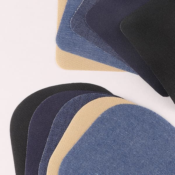 Sæt med reparationslapper til jeans og tøj, 3-pak MultiColor