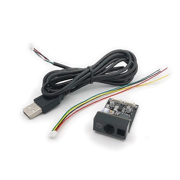 GM865 1D 2D Strekkodeskanner USB TTL Strekkodeleser QR-kodemodul CMOS med kabel for buss, supermarked, nærlinse