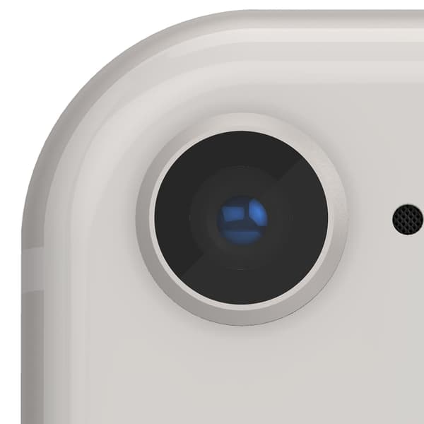 Kameralinse til iPhone SE 2022/2020/8/7, erstatning bagside, Sort