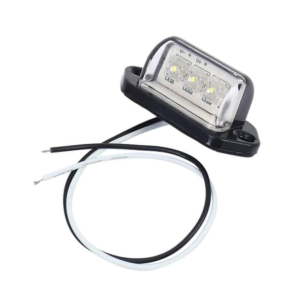 Nummerpladelys LED Nummerpladelys Baglygter Universal 12V 24V Til Bil Trailer Køretøj Tr