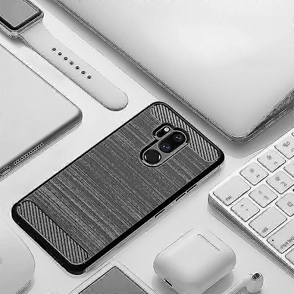 For Lg G7 Lgg7 Thinq Silikon Ultratynn Slim Bakdeksel Matt Myk Tpu