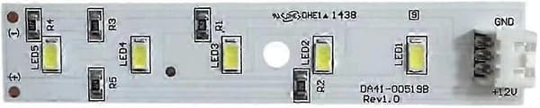 LED kjøleskapslys for Samsung DA41 00519B holdbar erstatning